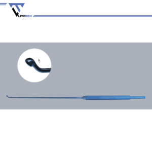 Angled Up Cup Curette, Straight Round Handle