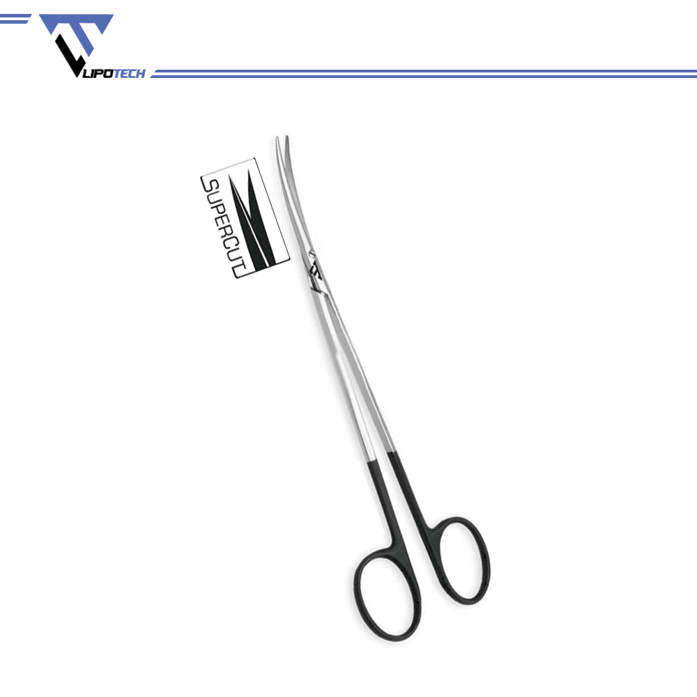 LT-500-16-09 Slim Baby Metzenbaum Easy-Cut Scissors Slim Metzenbaum Scissors – Supercut Serrated (Delicate Tips)