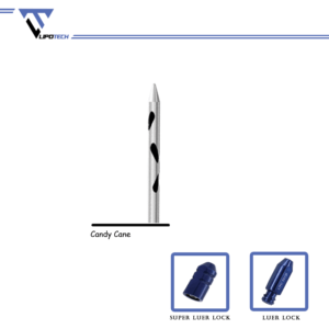 Candy Cane Cannula for liposuction